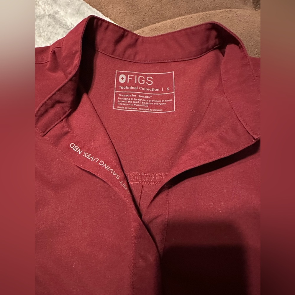 Figs Scrubs Top